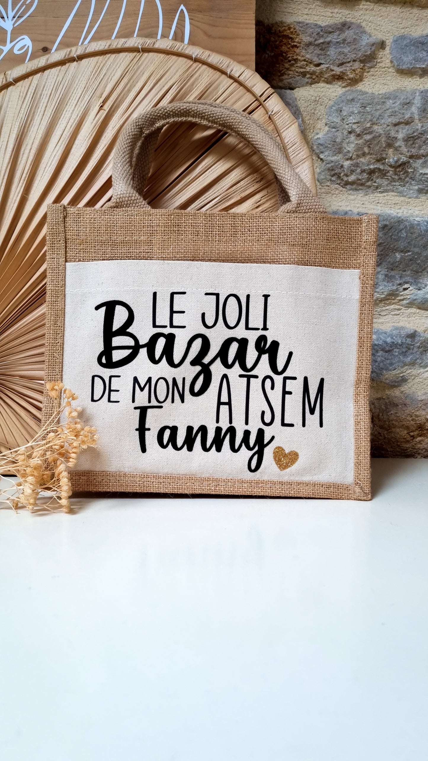 Sac cabas en toile de jute
