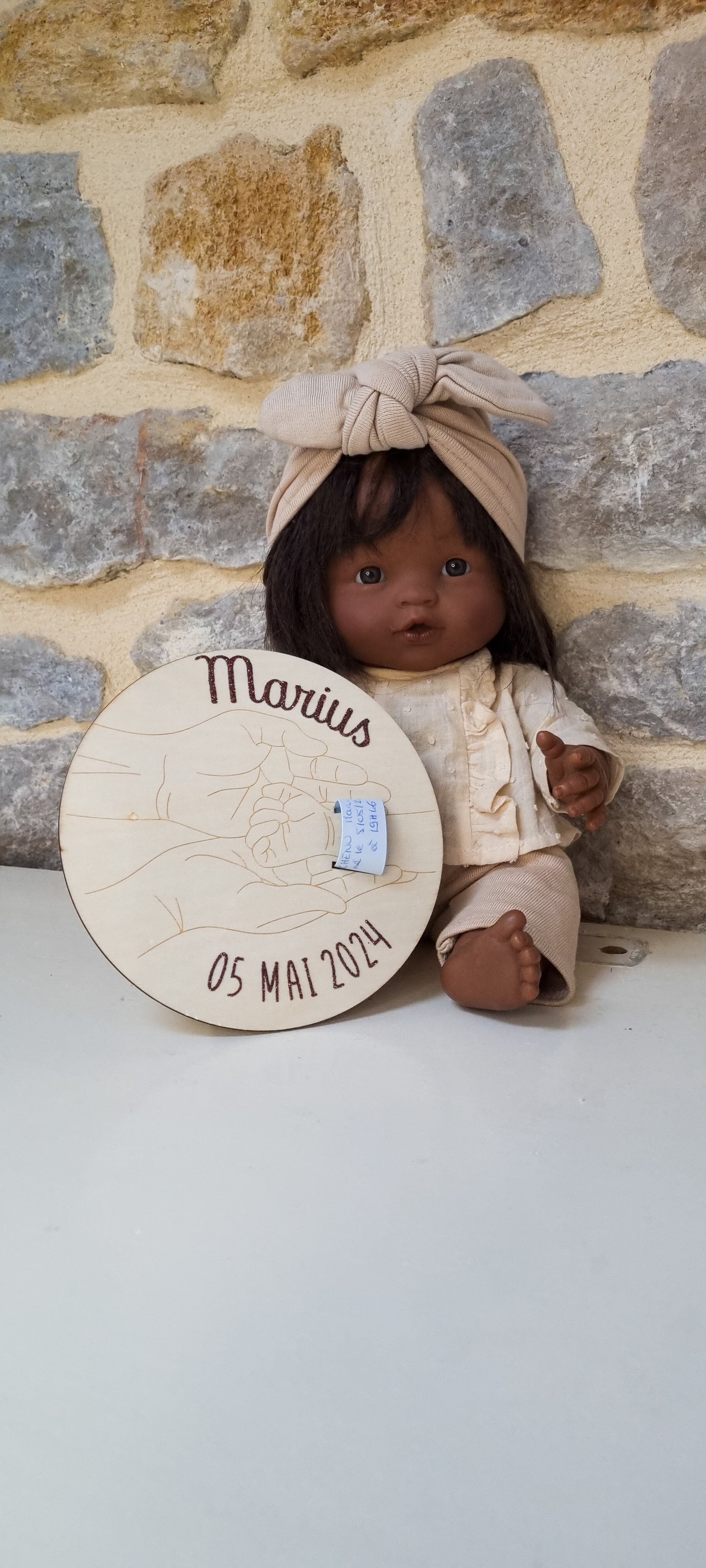 Porte bracelet de naissance