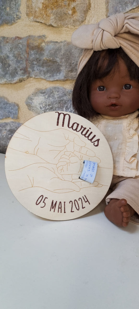 Porte bracelet de naissance