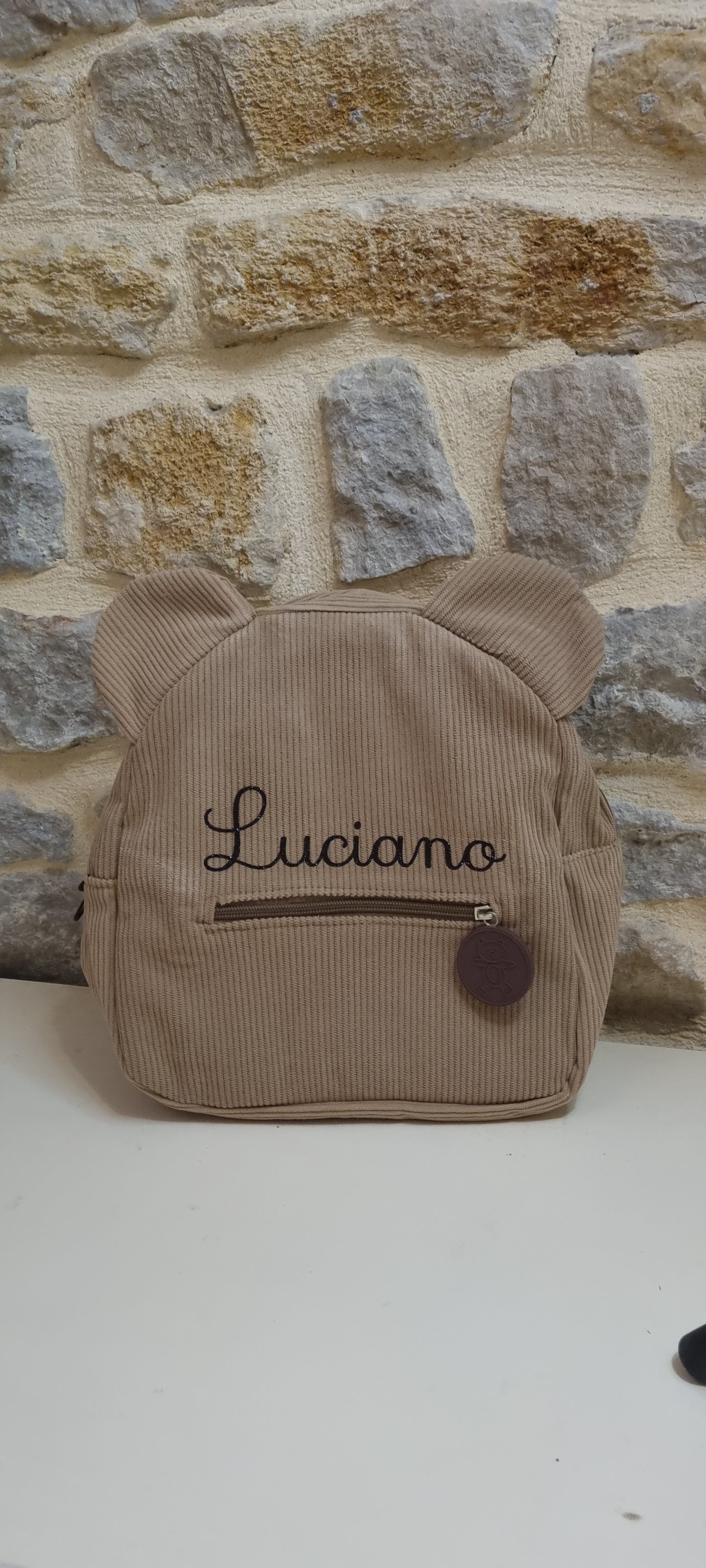 Sac à dos velours