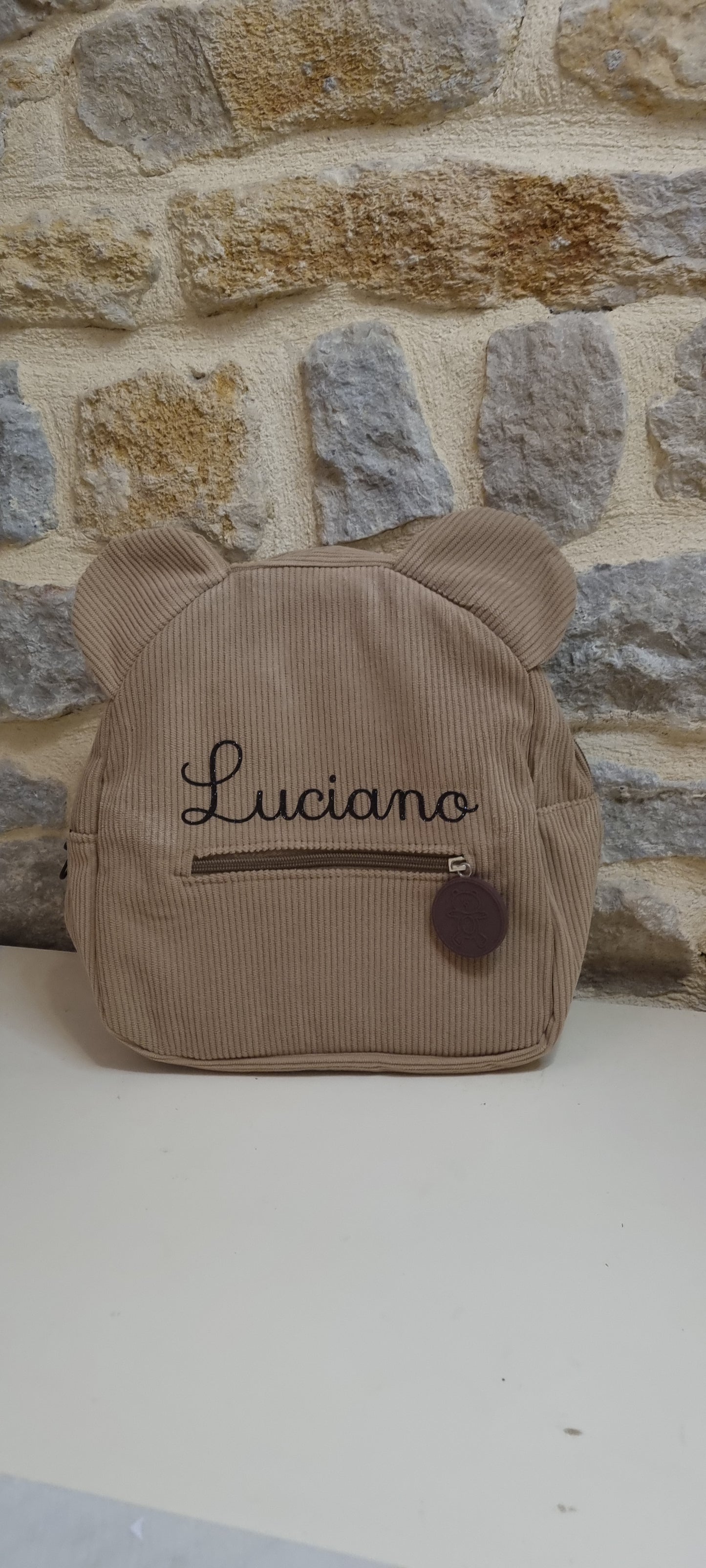 Sac à dos velours