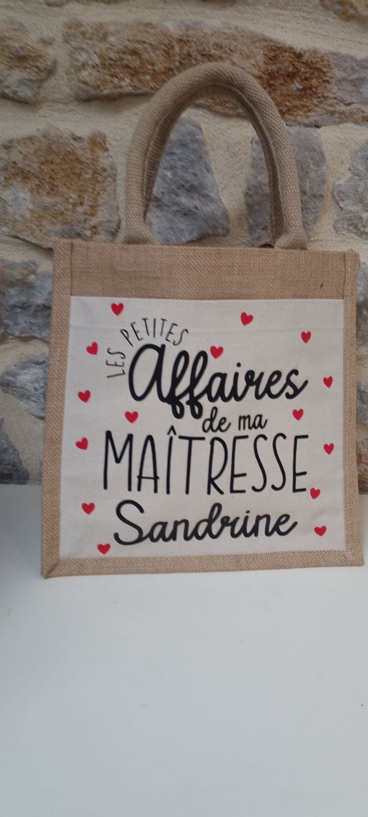 Sac cabas en toile de jute