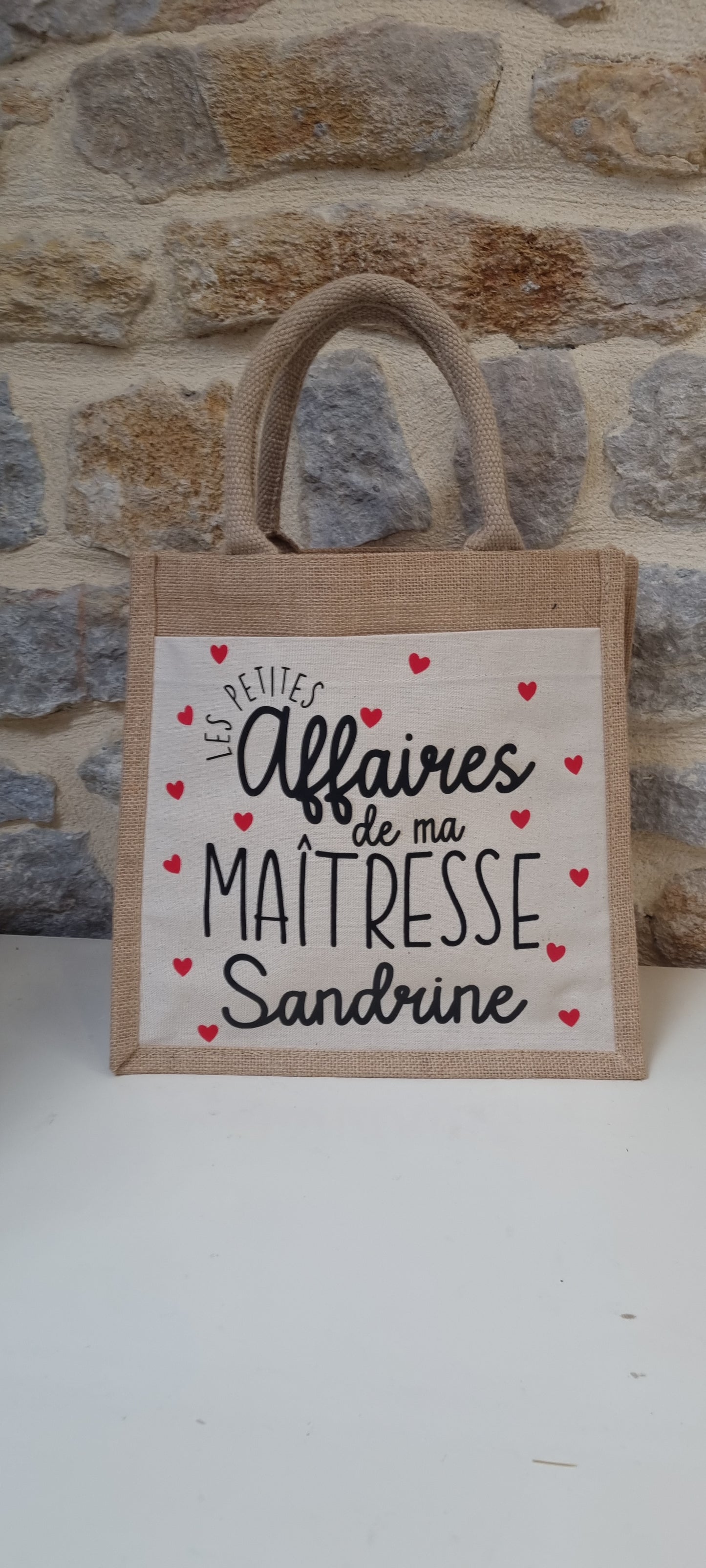 Sac cabas en toile de jute