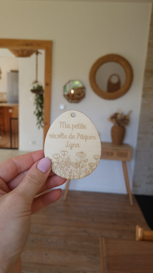 Magnet de Pâques Personnalisés en Bois