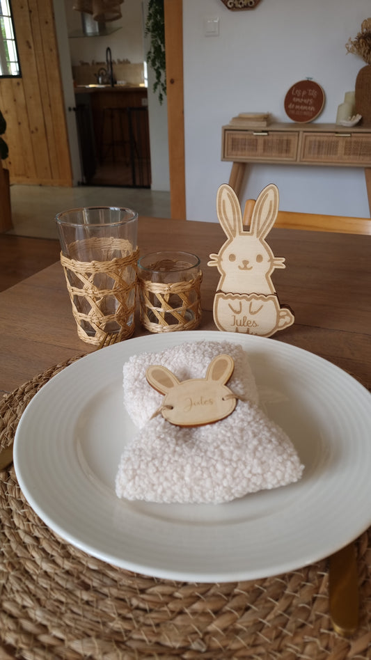 Lapin en Bois Personnalisé