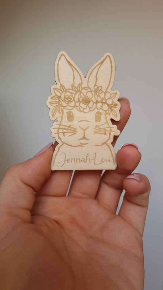 Magnet de Pâques Personnalisés en Bois