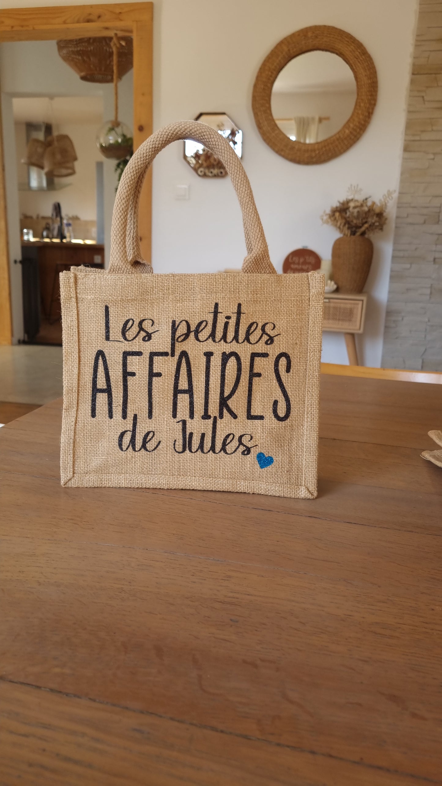 Sac cabas en toile de jute – Les petites affaires de ...