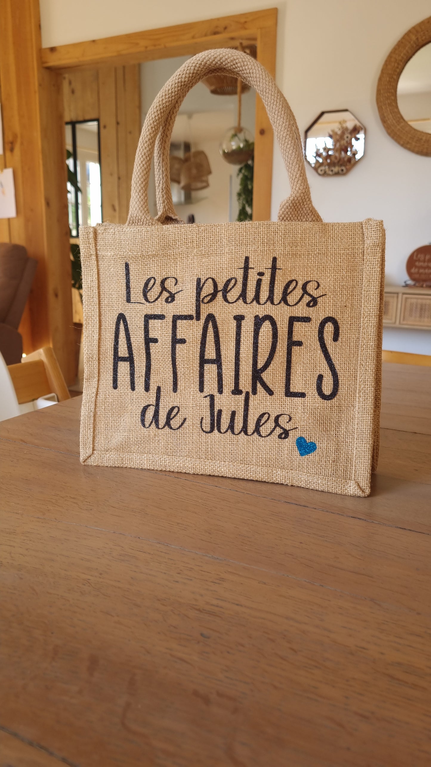 Sac cabas en toile de jute – Les petites affaires de ...