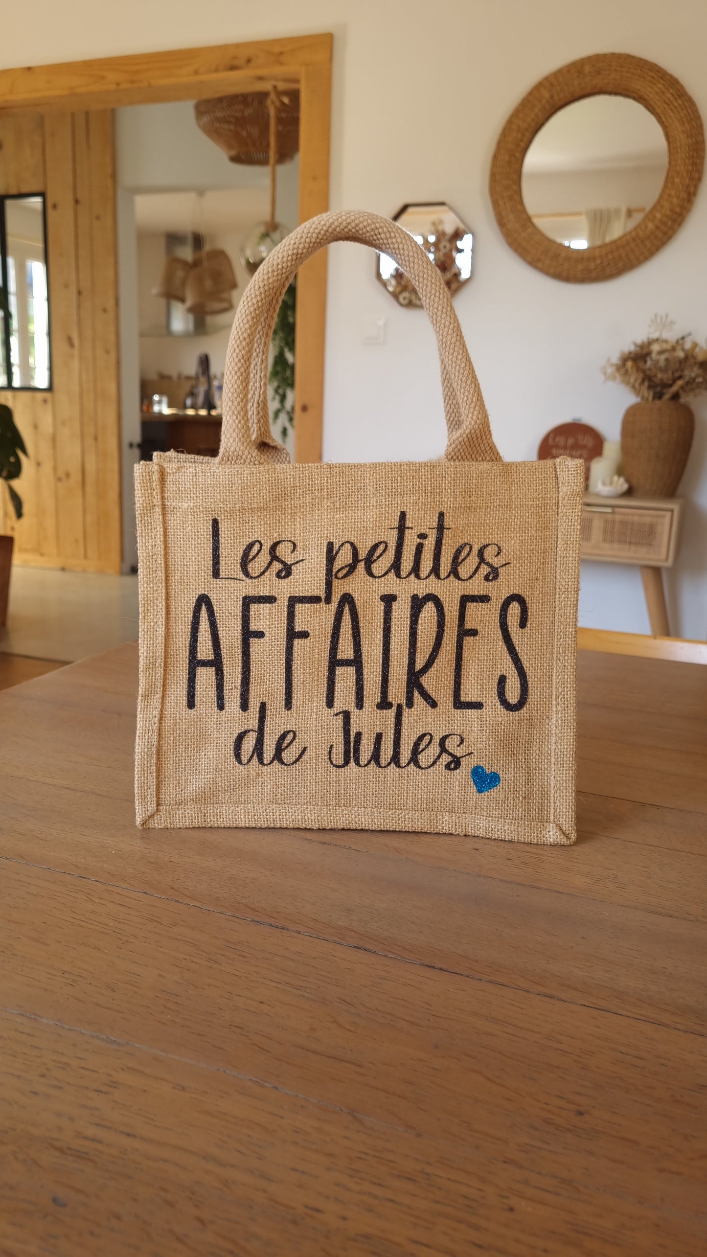 Sac cabas en toile de jute – Les petites affaires de ...