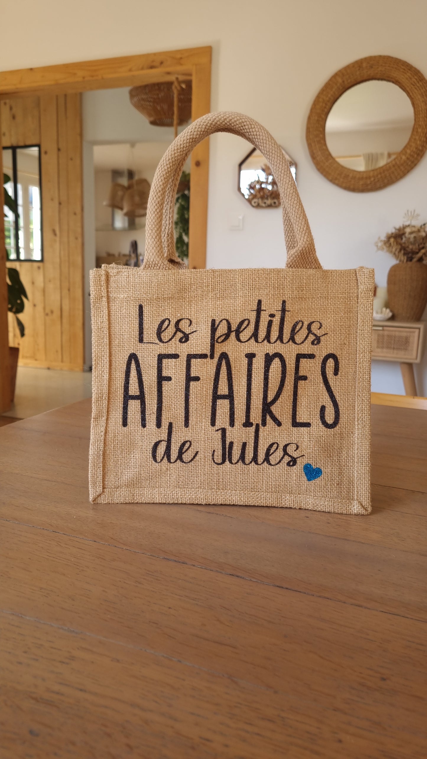 Sac cabas en toile de jute – Les petites affaires de ...