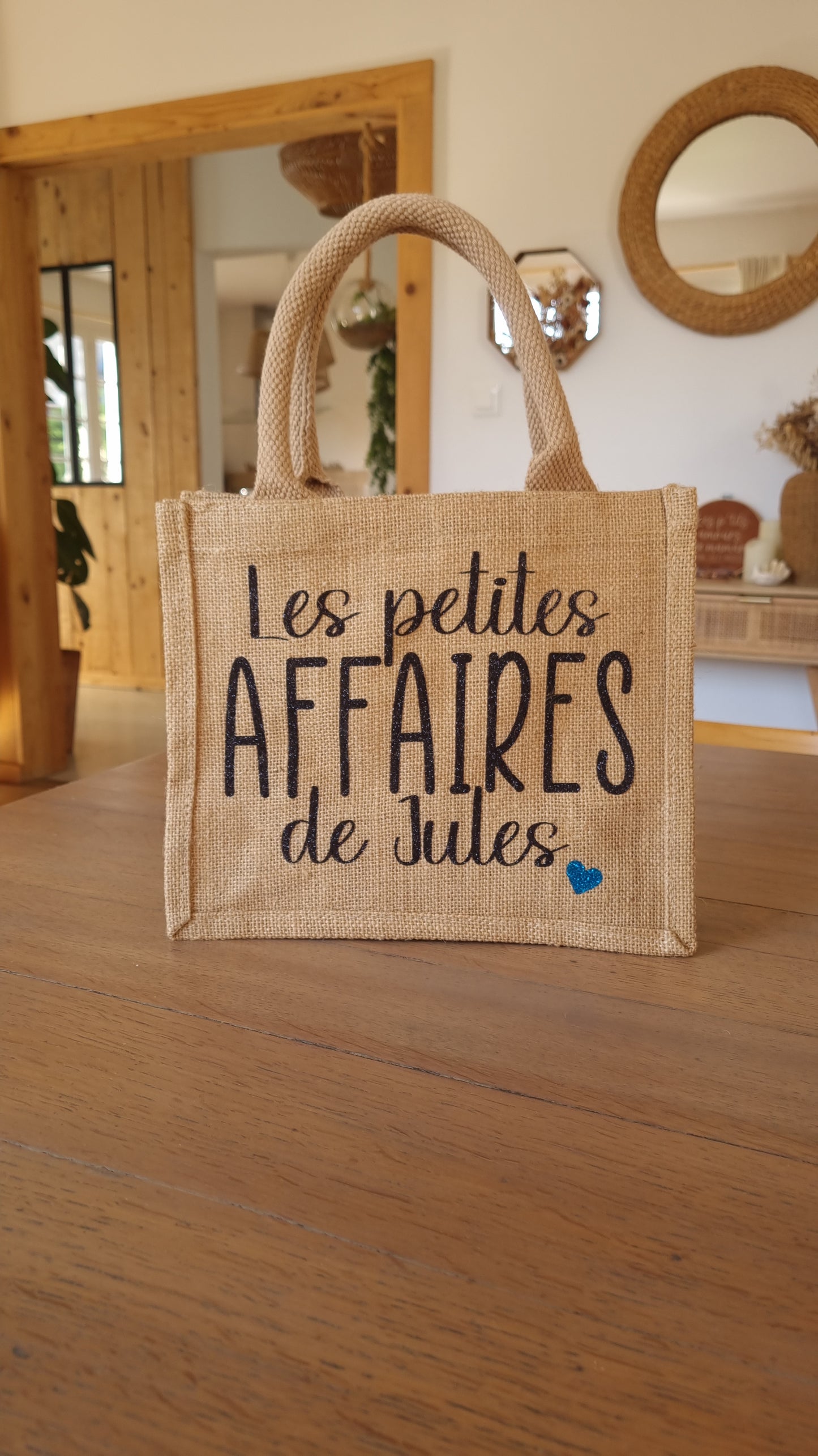 Sac cabas en toile de jute – Les petites affaires de ...