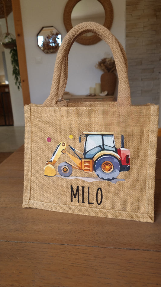 Sac en jute engin