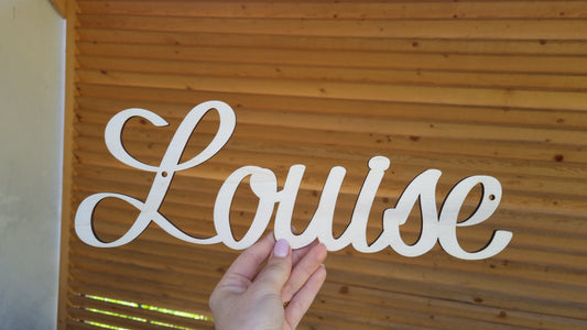 Mon joli prénom en bois