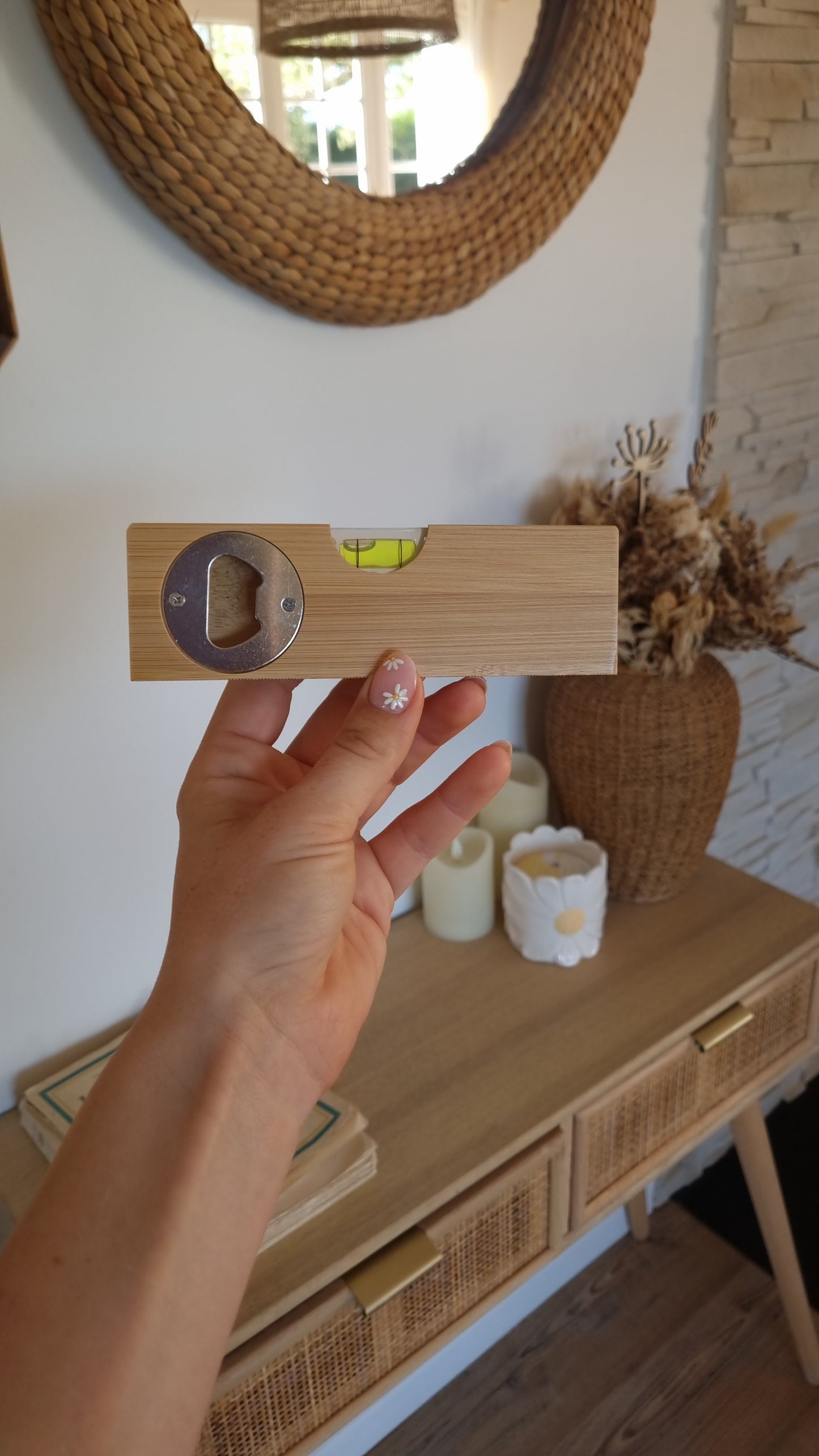 Niveau en bois personnalisé – Le cadeau original pour les papas et papis bricoleurs !