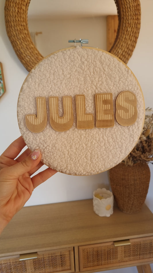 Mon petit tambourin bouclette et bois