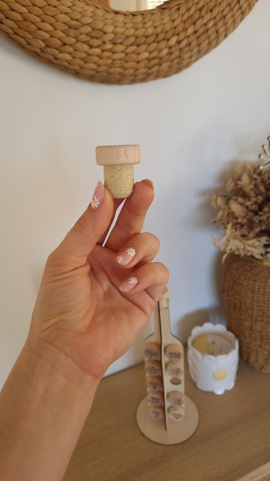 Bouchon en bois personnalisé