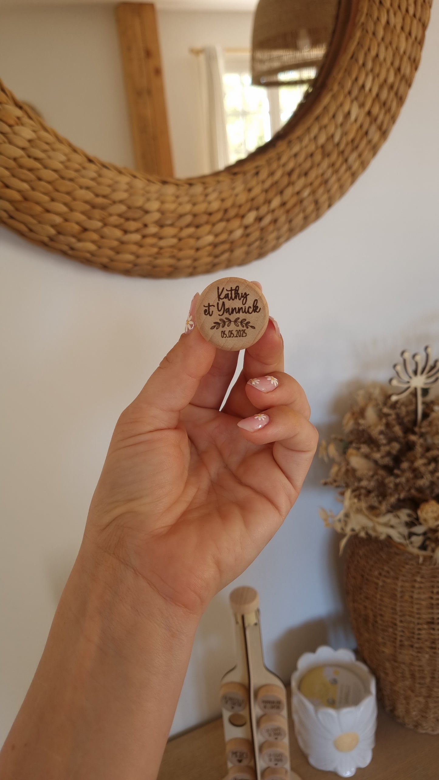 Bouchons de bouteille personnalisés – Souvenir raffiné de votre mariage