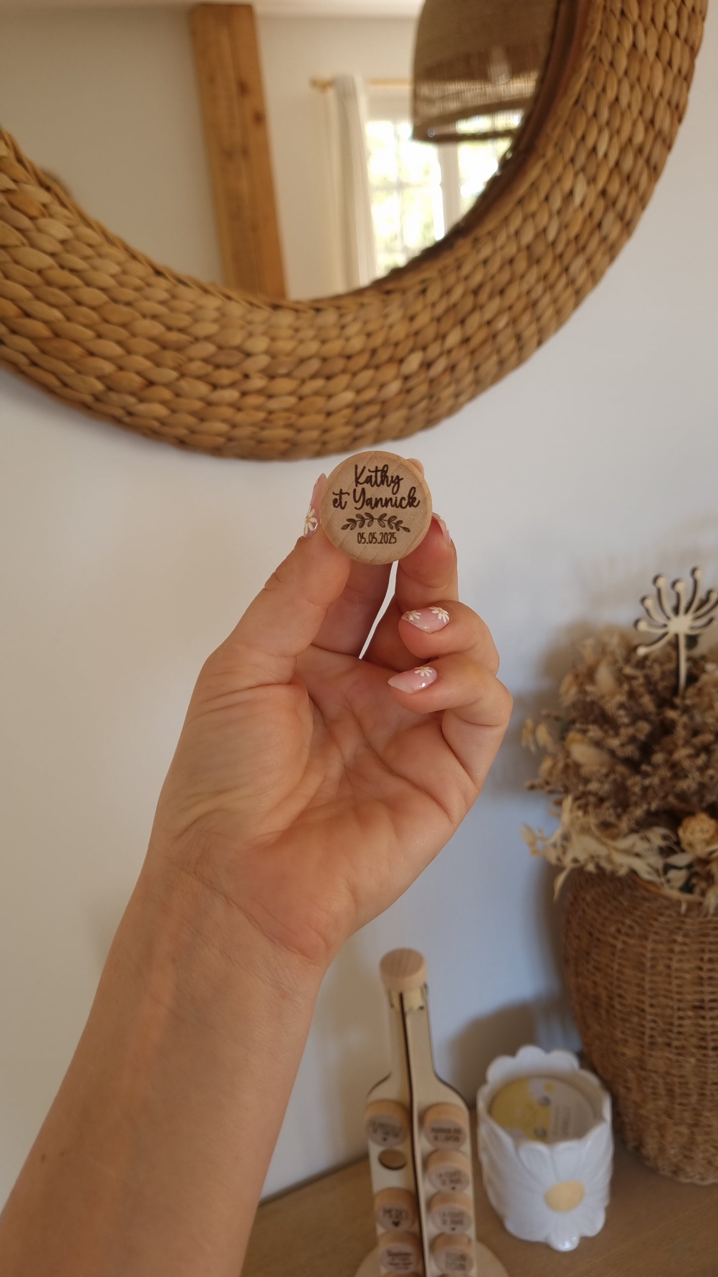 Bouchons de bouteille personnalisés – Souvenir raffiné de votre mariage