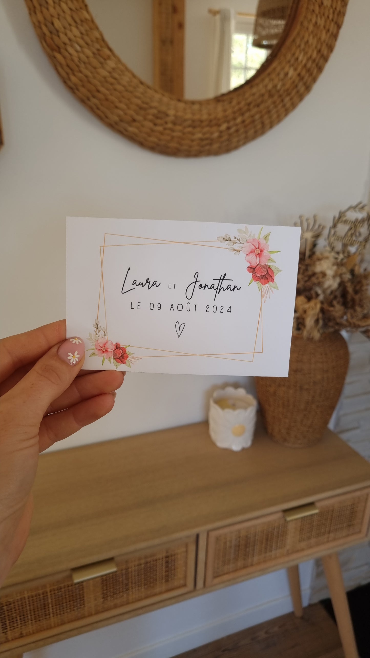Étiquettes de bouteille personnalisées pour un mariage