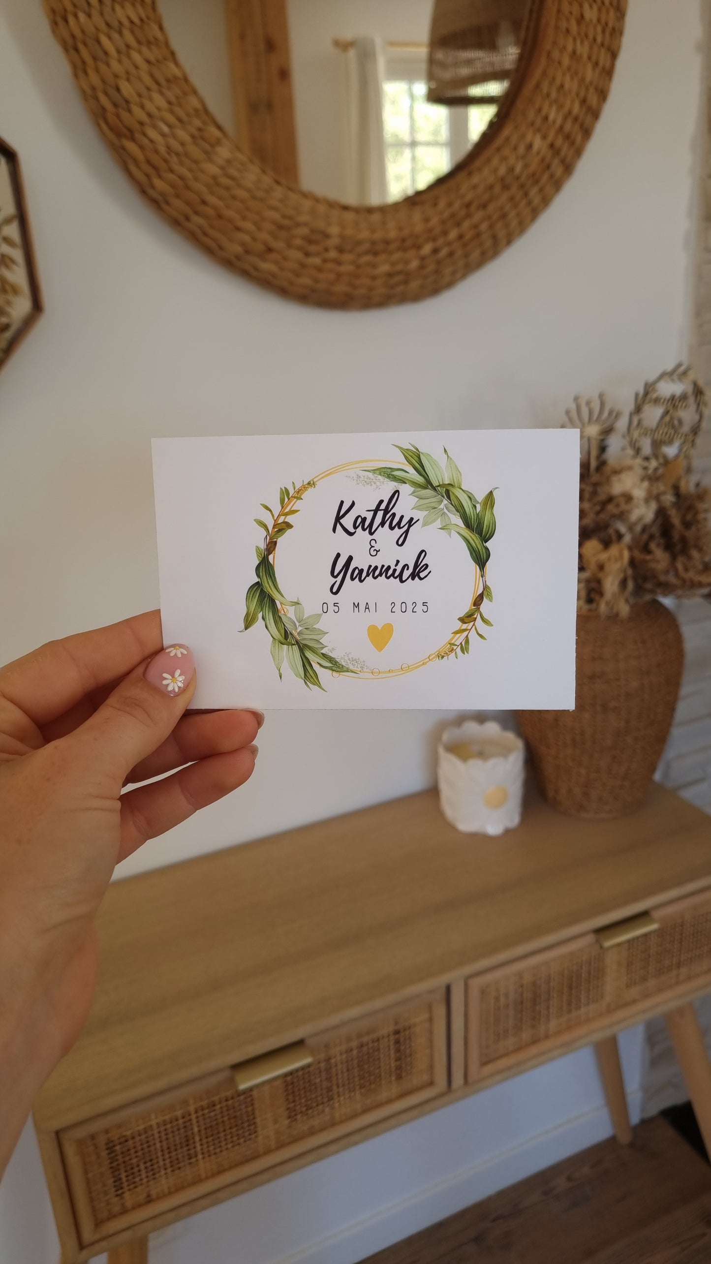 Étiquettes de bouteille personnalisées pour un mariage