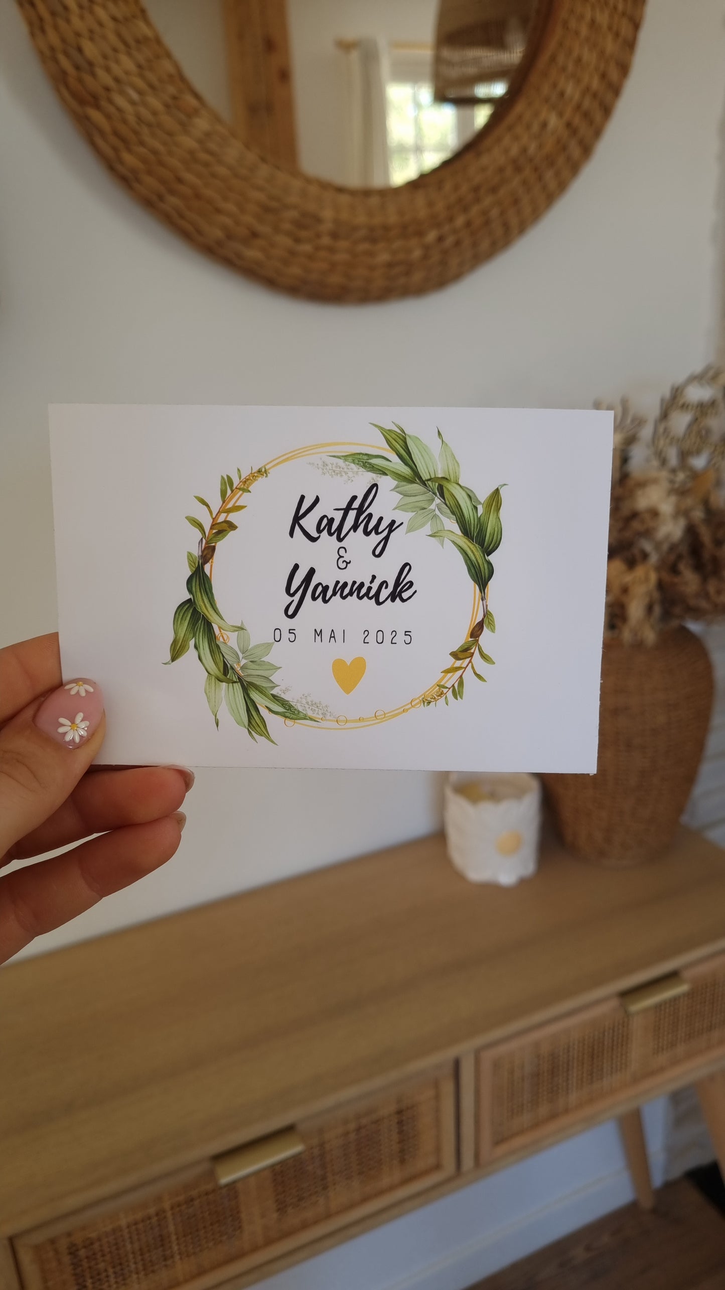 Étiquettes de bouteille personnalisées pour un mariage