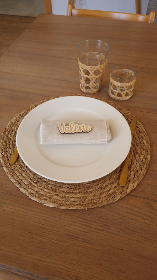 Marque-place prénom