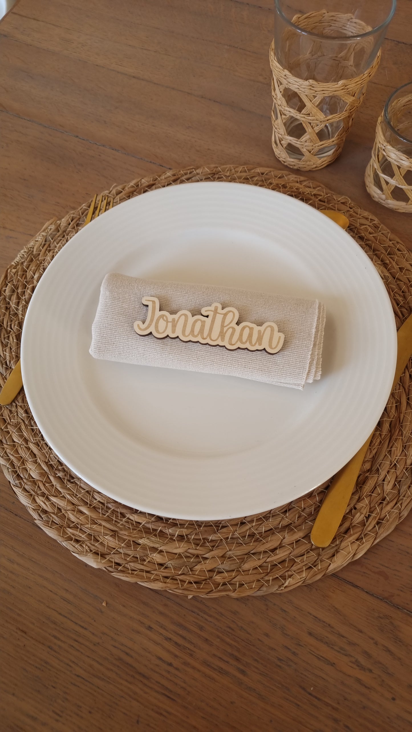 Marque-place prénom