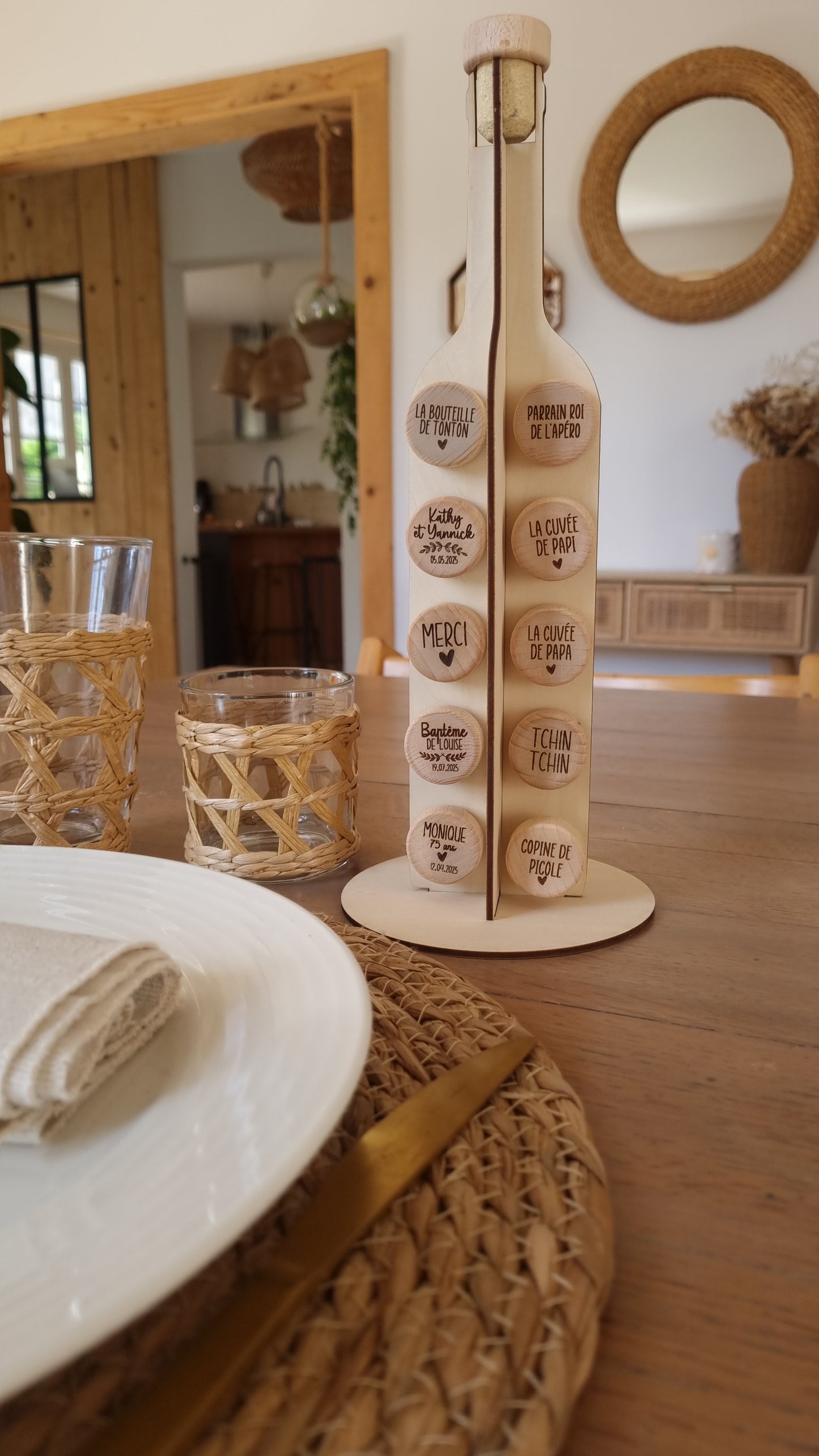 Bouchons de bouteille personnalisés – Souvenir raffiné de votre mariage