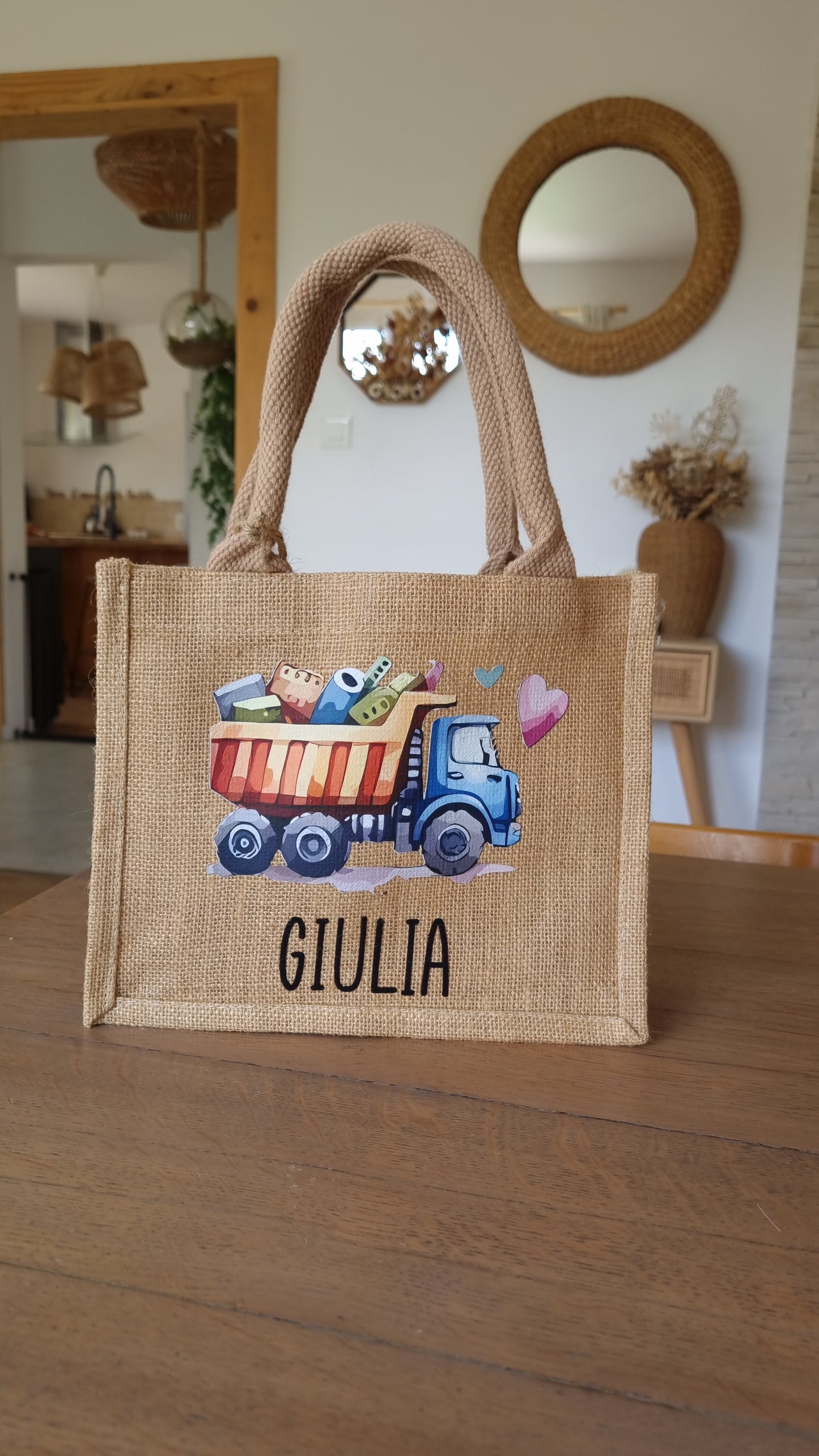 Sac en jute engin