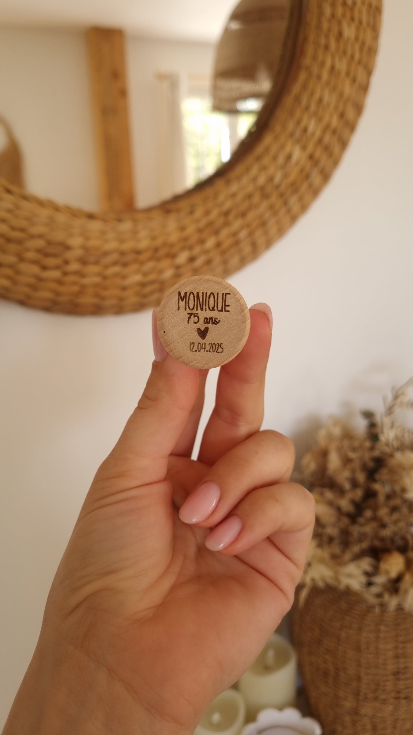 Bouchons de bouteille personnalisés – Souvenir raffiné de votre Anniversaire