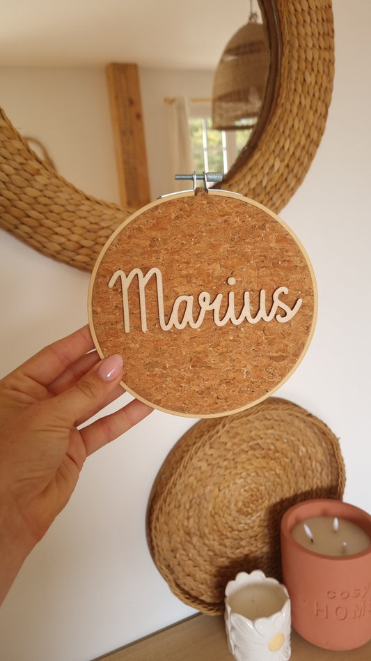 Mon petit tambourin Liège et bois