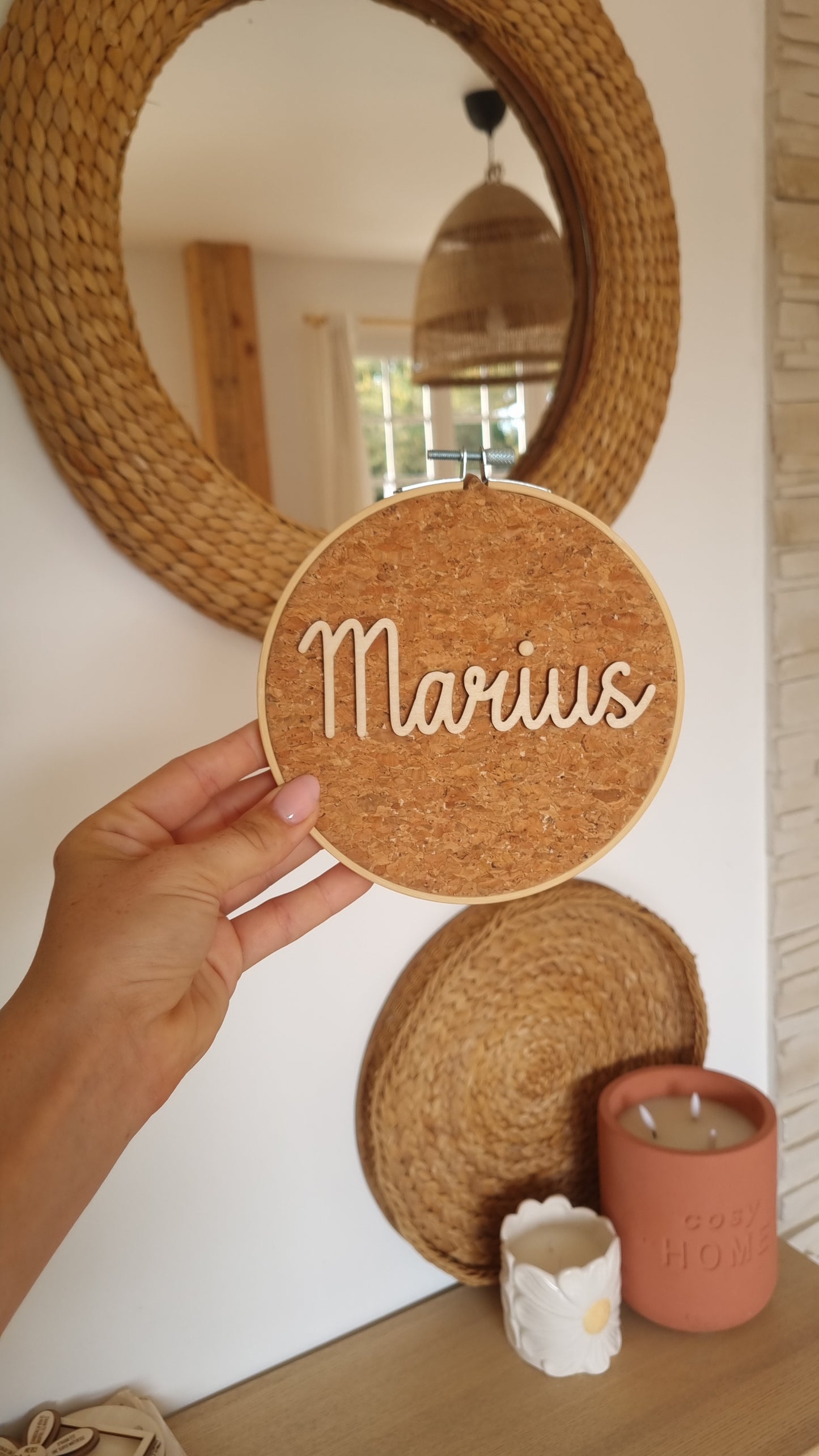 Mon petit tambourin Liège et bois