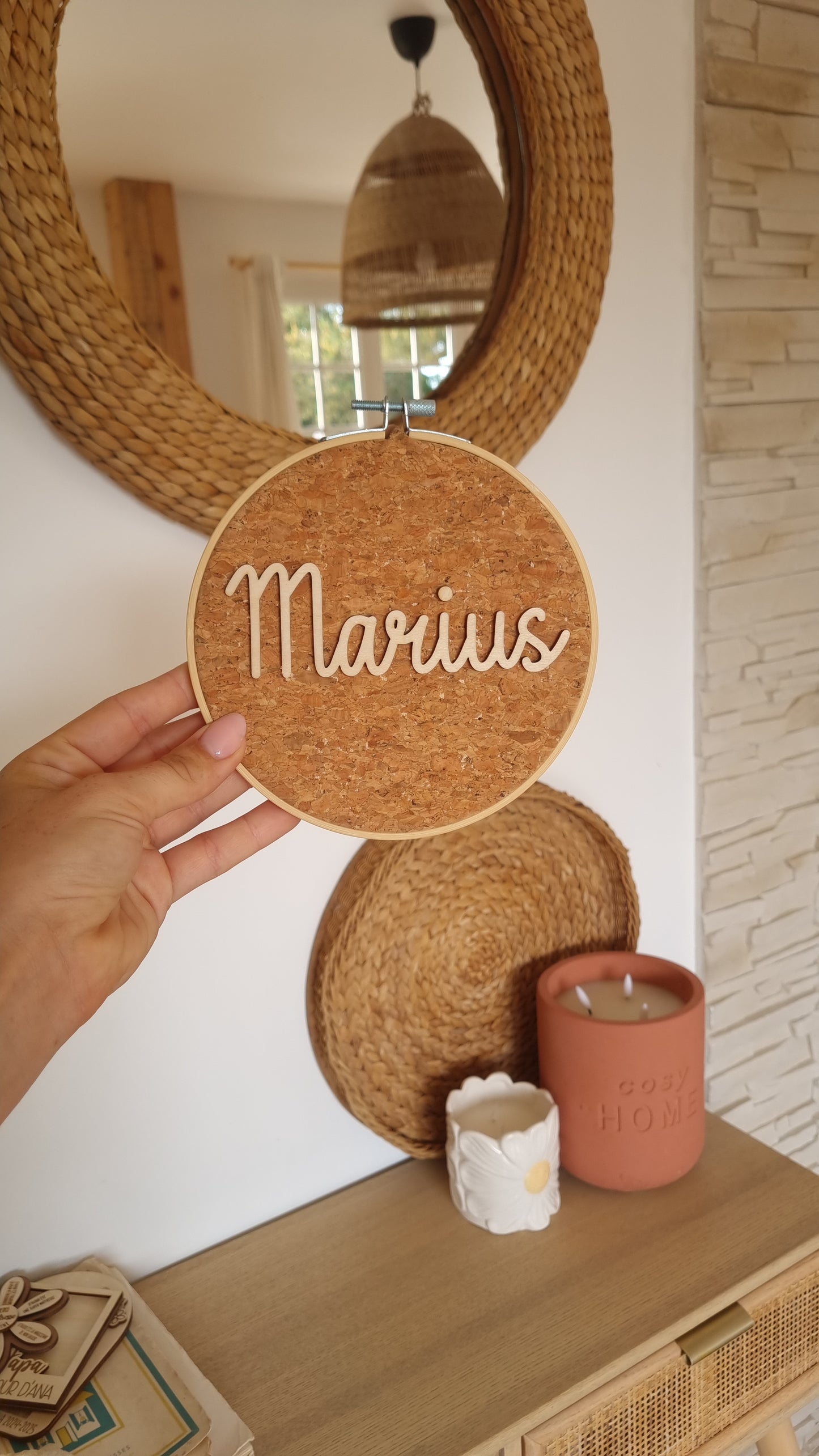 Mon petit tambourin Liège et bois
