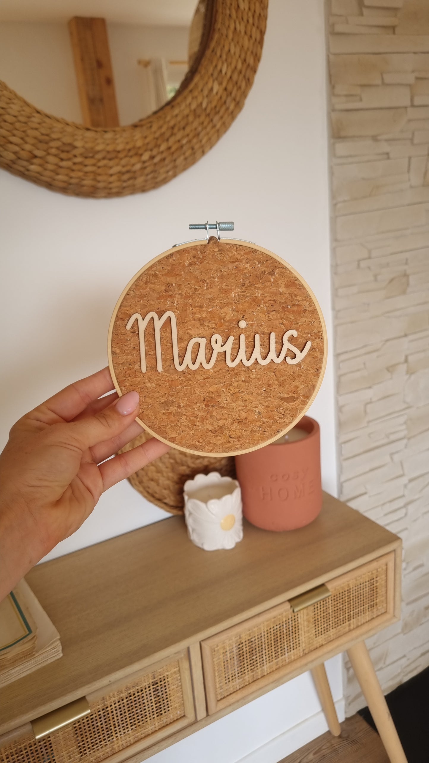 Mon petit tambourin Liège et bois