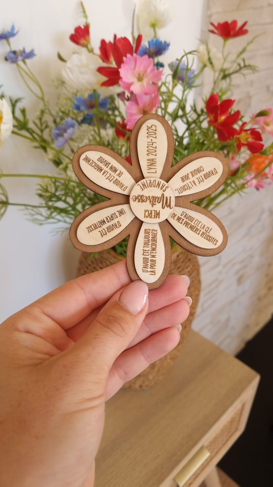 Le petit mot doux à offrir à la maîtresse !