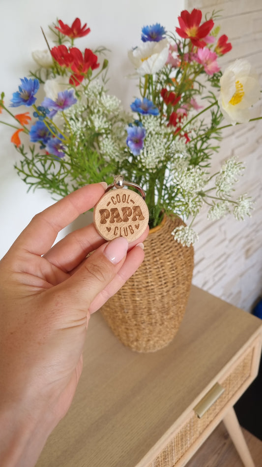 Un porte-clé en bois