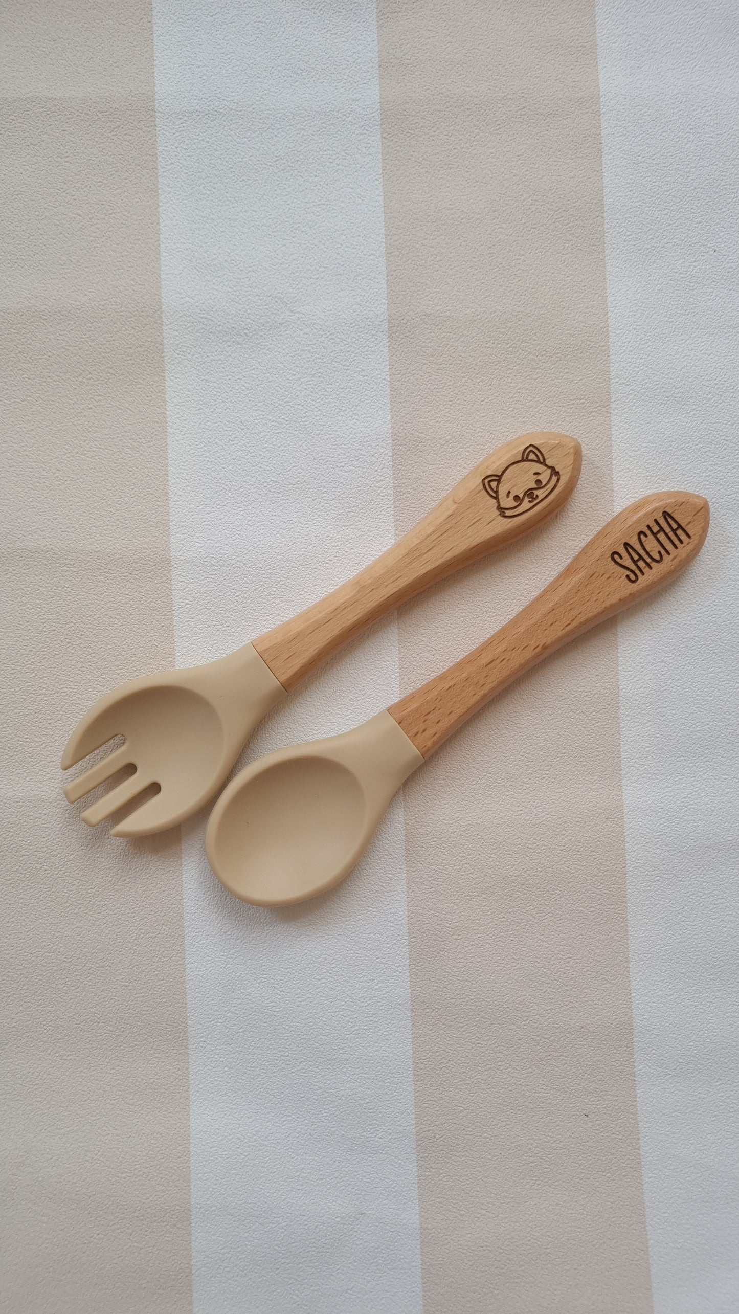 Set de couverts bébé personnalisé