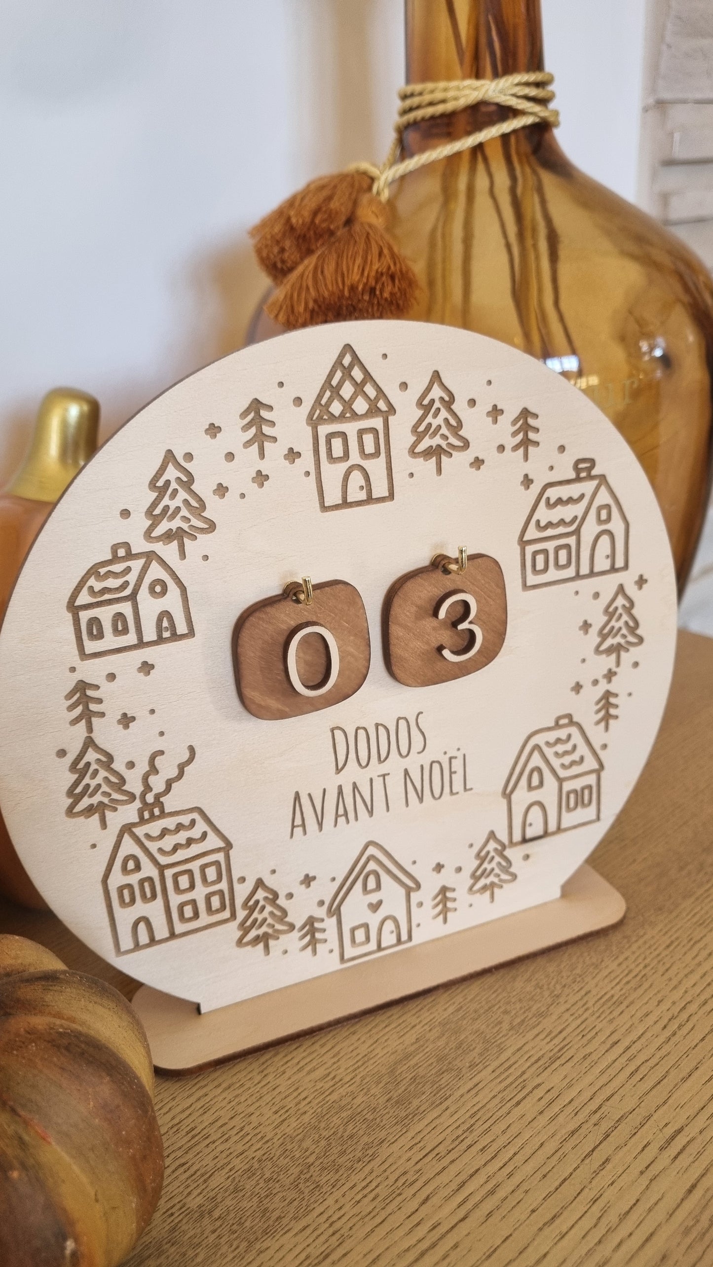 Panneau « Nombre de dodos avant Noël »
