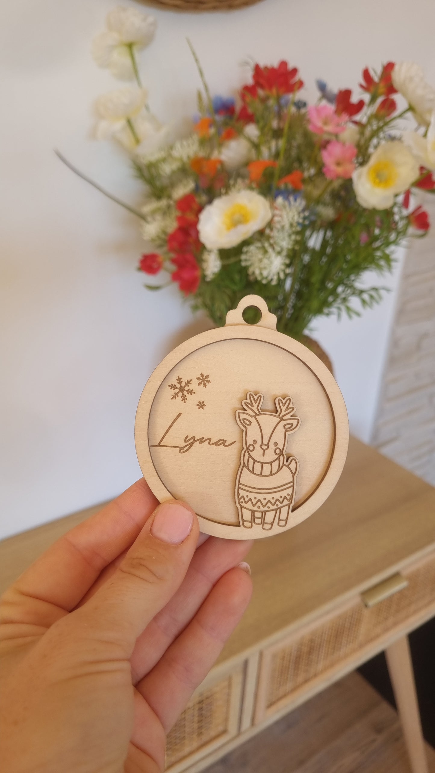 Boule de Noël renne