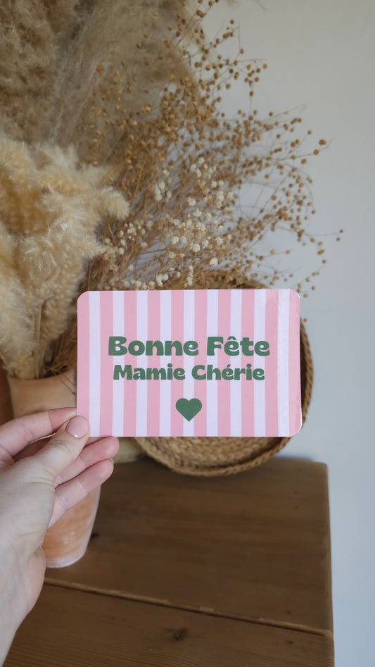 Carte Bonne fête mamie ♡