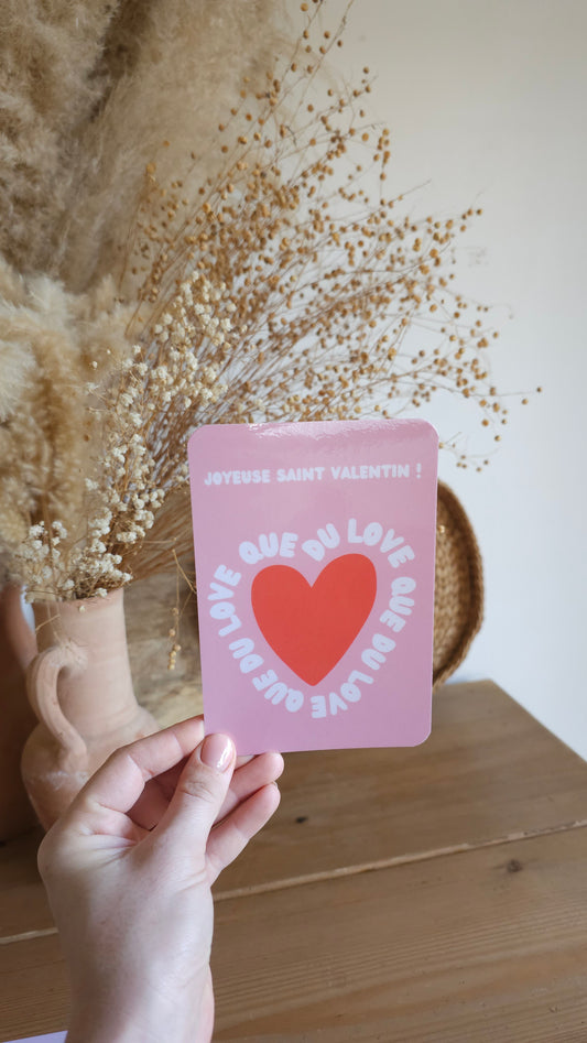 Carte Saint-Valentin & Amour