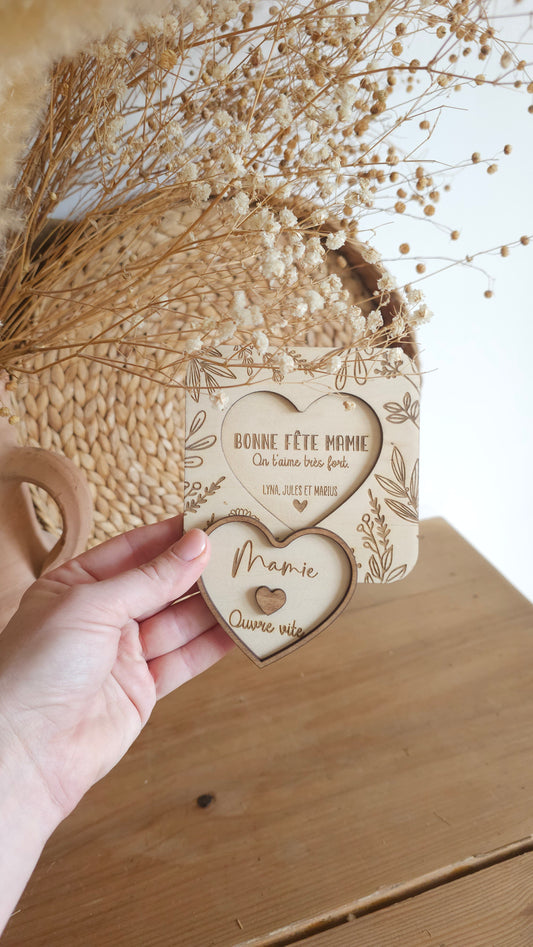 Coffret surprise personnalisé – Cadeau unique et original – Spécial Fête des Mamies