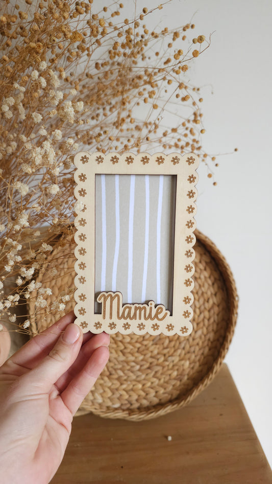 Cadre en bois personnalisé – Spécial Fête des Mamies