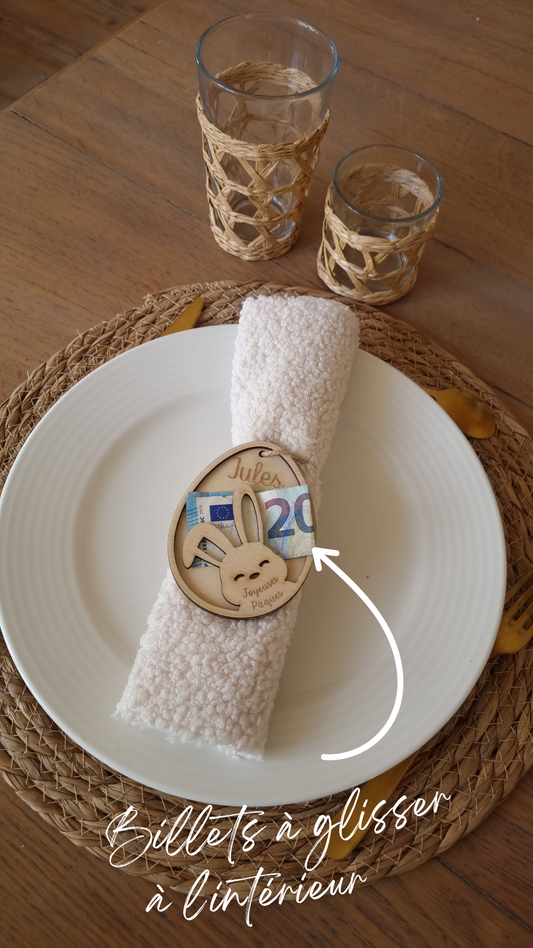 Marque place œuf de Pâques