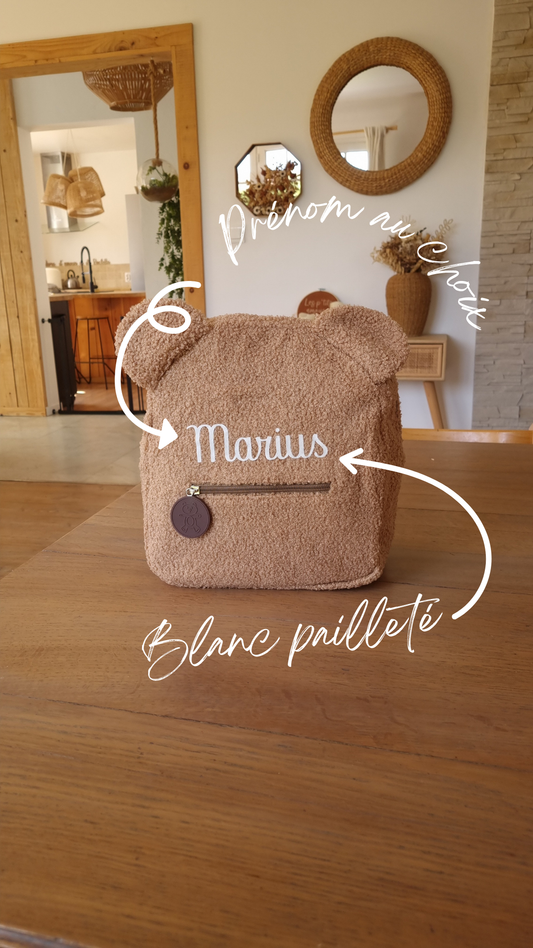Sac à dos Teddy personnalisé
