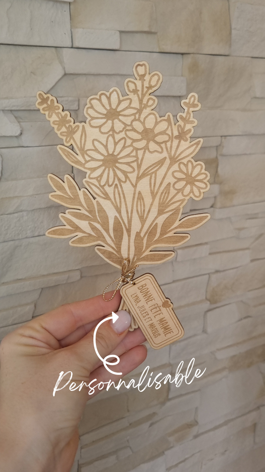 Mon beau Bouquet de fleur en bois