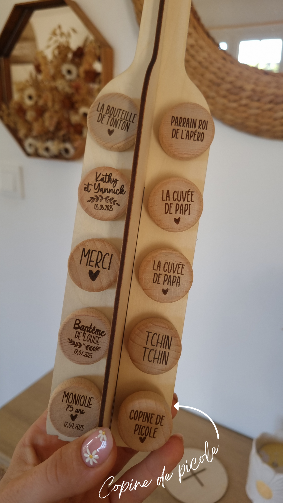Bouchon en bois – Copine de picole