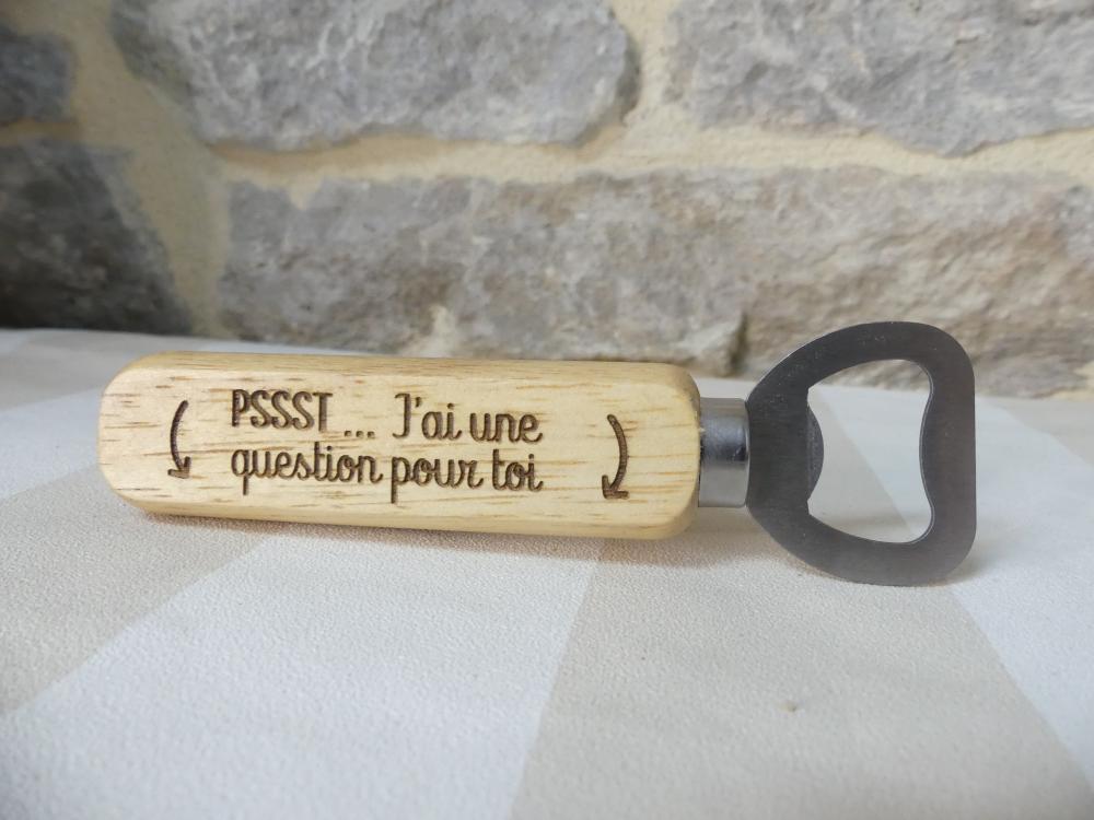 Décapsuleur demande de témoin