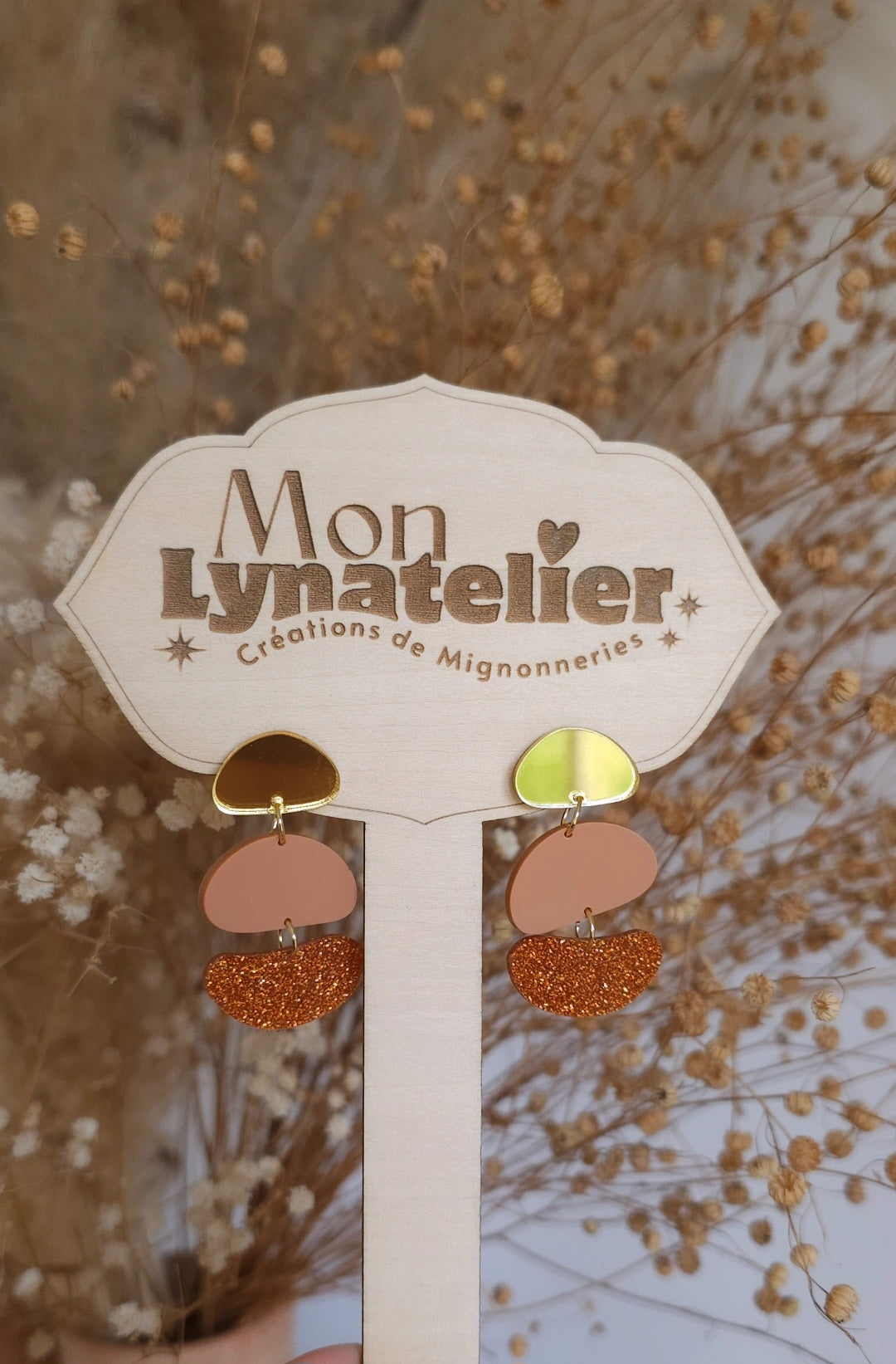 Pendantes 3 couleurs ♡