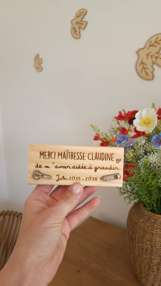 Brosse à tableau - Maîtresse - Maître